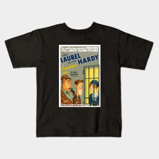 Laurel & Hardy - Pardon Us Kids T-Shirt